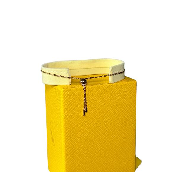 Swarovski Ortyx bracelet Triangle cut, White, Rose gold-tone plated Medium - Picture 3 of 7